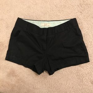 J.Crew Black Chino shorts